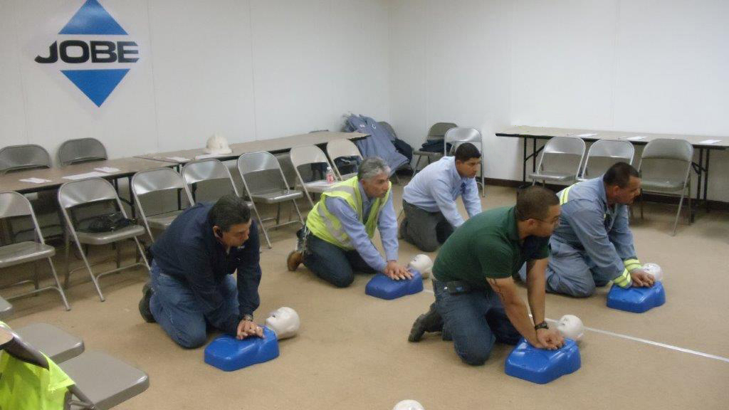 CPR Certification Class at Jobe Materials