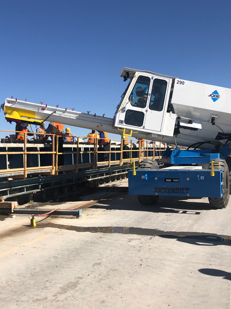 Fabrication of Concrete Girders at Jobe Materials L.P.