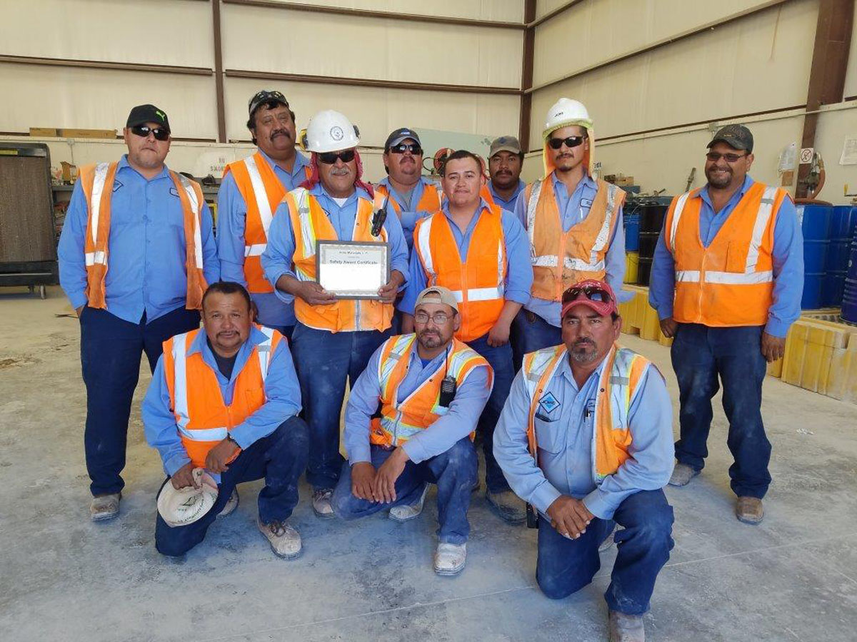 Jobe Materials Ned Finney Team Safety Award