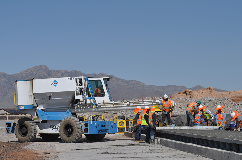 Concrete Panel Pour